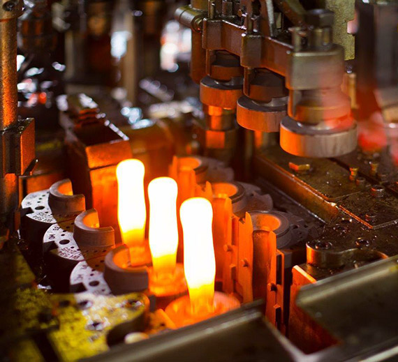 glass blowing process